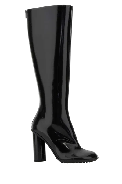 Bottega Veneta Polished Patent Leather Boot In Multi
