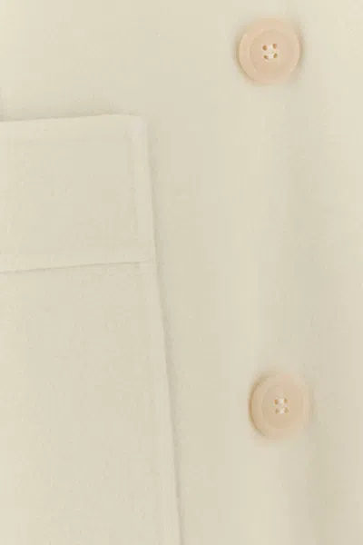 Max Mara Orma Jacket In Wool-cashmere Blend In Neutral