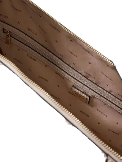 Guess Devon Shoulder Bag In Beige