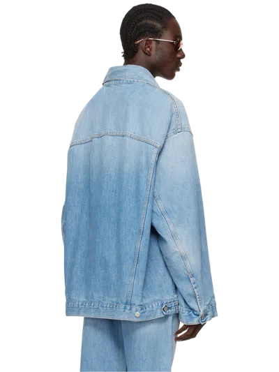 Acne Studios Oversize Denim Jacket In Blue