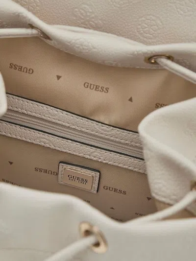 Guess Flap Backpack Backpack In Beige