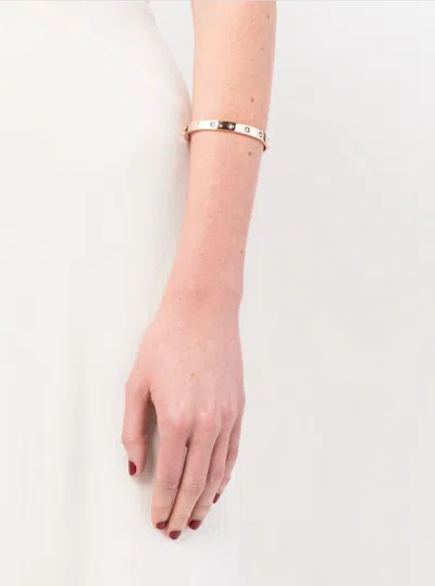 Ponte Vecchio Bangle Bracelet In Rose Gold
