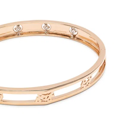 Ponte Vecchio Bangle Bracelet In Rose Gold