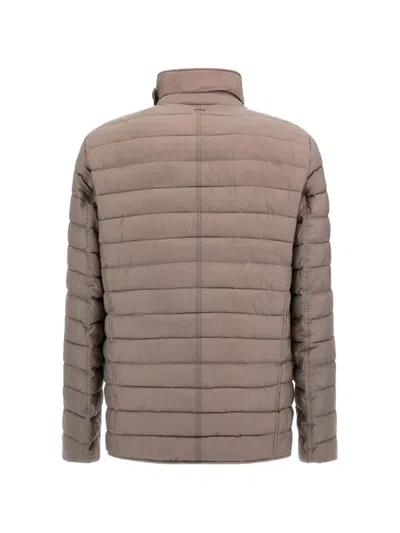 Herno Down Jacket In Brown