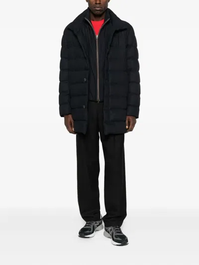 Herno Quilted Goose Down Down Jacket In Black
