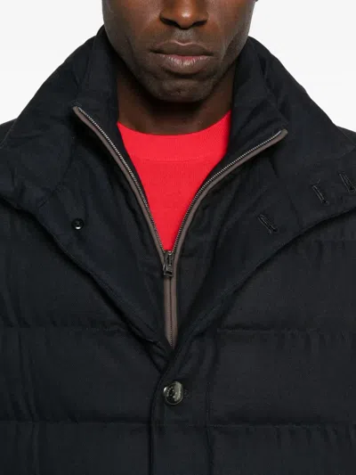 Herno Quilted Goose Down Down Jacket In Black