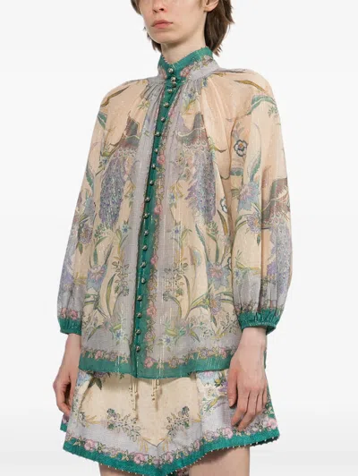 Zimmermann Blouse In Multi