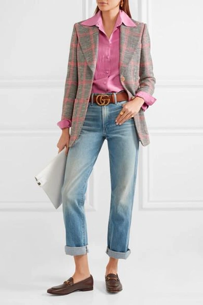 Shop Gucci Silk Crepe De Chine Shirt