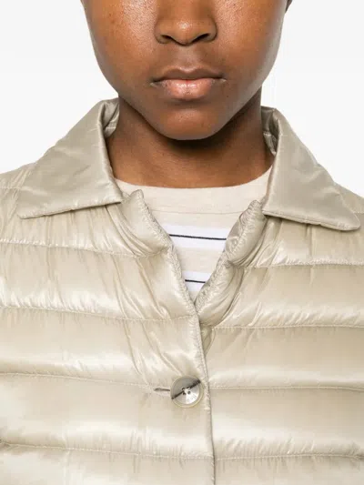 Herno Quilted Down Down Jacket In Neutral