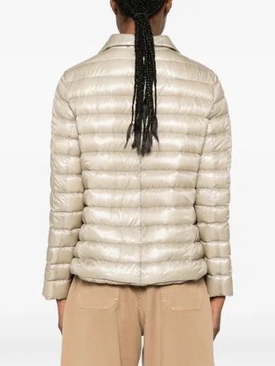 Herno Quilted Down Down Jacket In Neutral