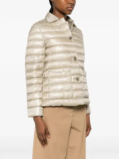 Herno Quilted Down Down Jacket In Neutral