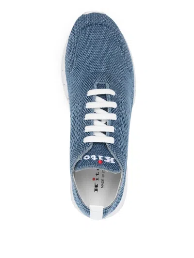 Kiton Fits Sneaker In Blue