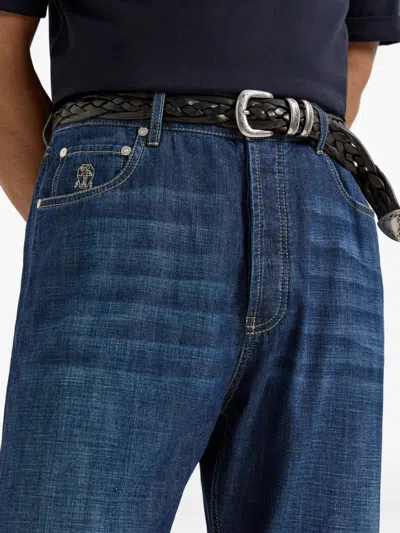 Brunello Cucinelli Five-pocket Jeans In Blue