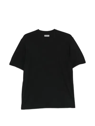 Stefano Ricci Logo-patch T-shirt In Black