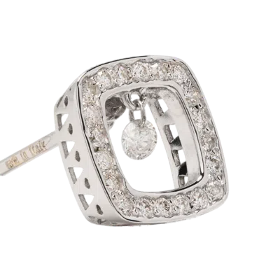 Ponte Vecchio Stud Earrings In White