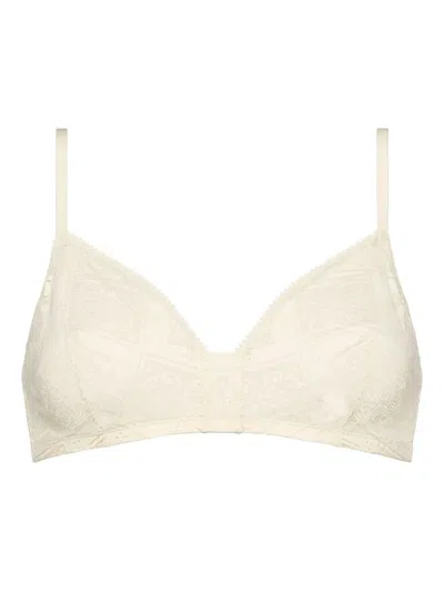 Eres Mosaic Wireless Triangle Bikini Top In Neutral