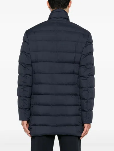 Herno Goose Down Padded Down Coat In Blue