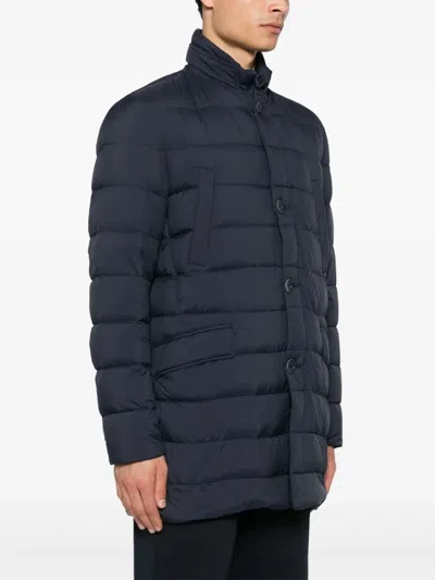 Herno Goose Down Padded Down Coat In Blue