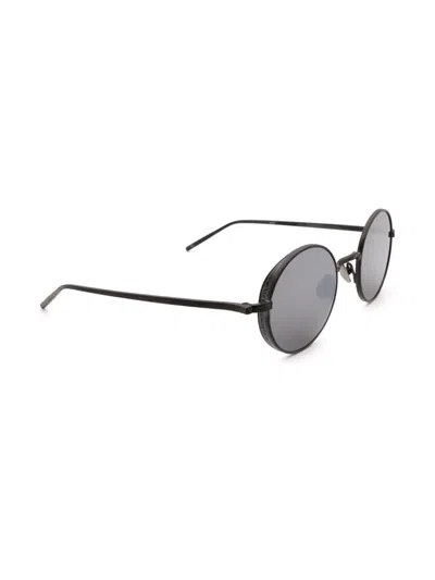 Matsuda Titanium Round-frame Sunglasses In Silver
