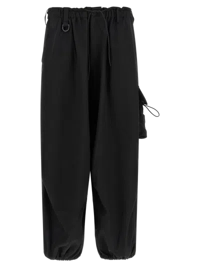 Y-3 Technical Polyester Cargo Pants In Black