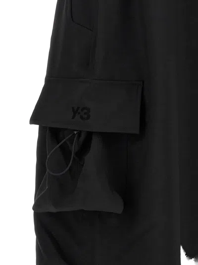 Y-3 Technical Polyester Cargo Pants In Black