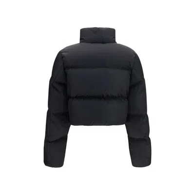 Prada Re-nylon With Goose Down Down Jacket In Black