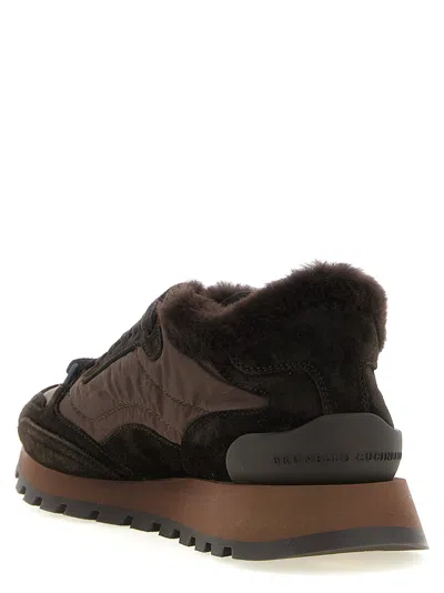 Brunello Cucinelli Active Sneaker In Brown