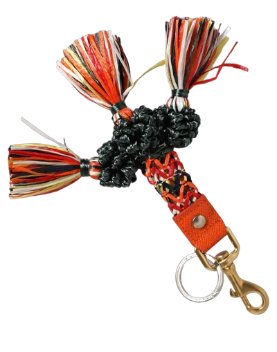 Dolce & Gabbana Clasp Finder Key Case In Multicolor