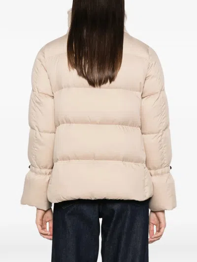 Herno Quilted Down-filled Down Jacket In Neutral