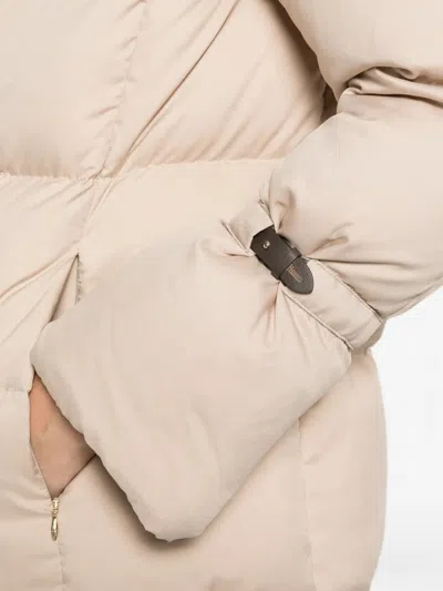 Herno Quilted Down-filled Down Jacket In Neutral