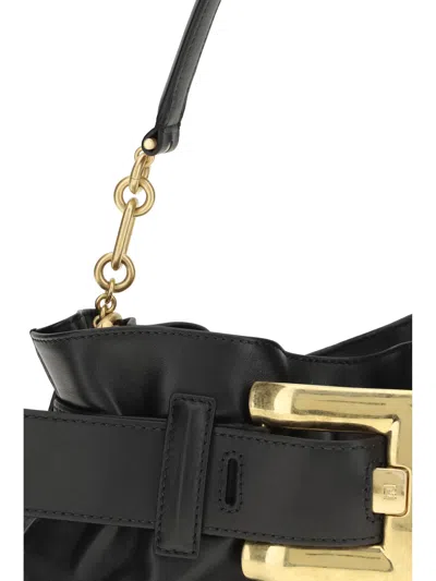 Balmain Shoulder Bag In Black