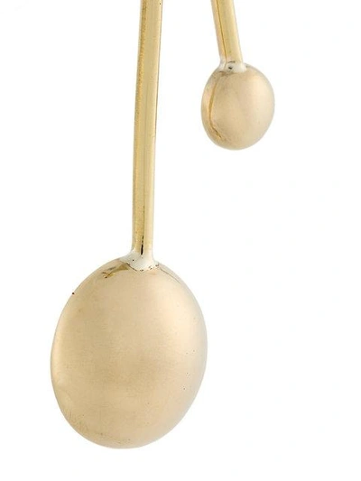 Shop Pamela Love Satellite Earrings In Metallic