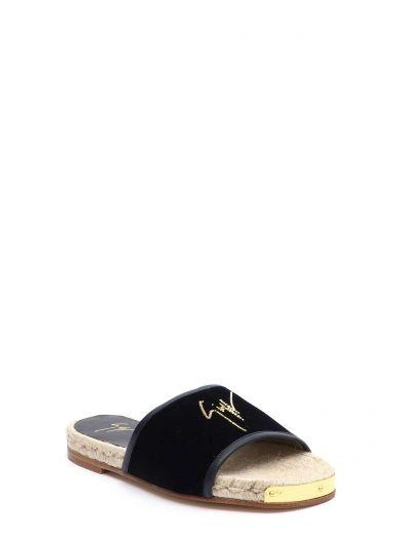 Shop Giuseppe Zanotti 'jose' Sandals In Veronica Navy