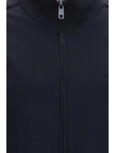 Dolce & Gabbana Zip Jacket With Side Bands Jacket In Blue