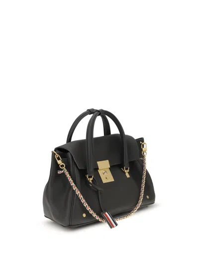 Thom Browne Top Handle Bag In Gray