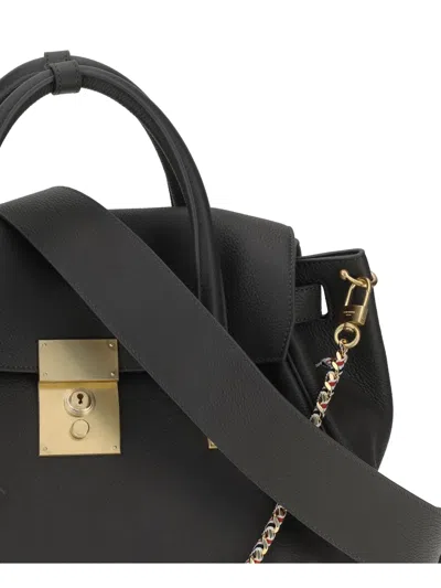 Thom Browne Top Handle Bag In Gray
