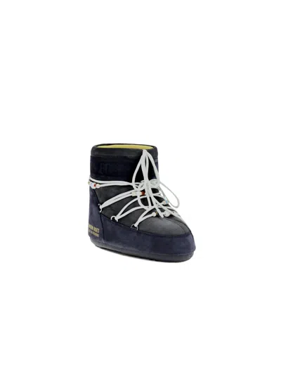 Moon Boot Mini Versatile Boot With Adjustable Drawstring In Blue