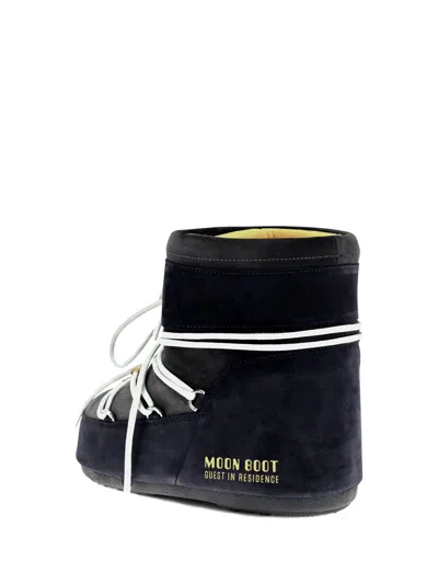 Moon Boot Mini Versatile Boot With Adjustable Drawstring In Blue