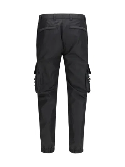 Prada Re-nylon Utility Cargo Pants In Black