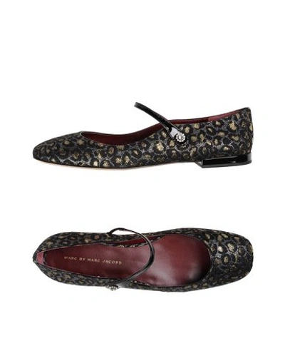 Marc By Marc Jacobs Ballet Flats In Black