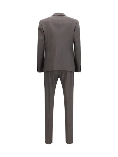 Dsquared2 Single-breasted Wool-blend Pant Suit In Gray