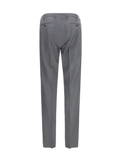 Germano Tailored Virgin Wool Pants In Gray