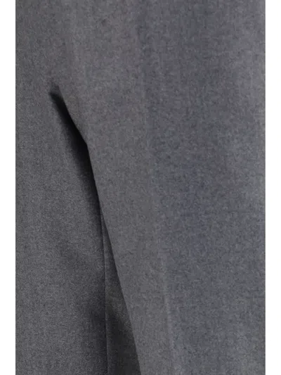 Germano Tailored Virgin Wool Pants In Gray