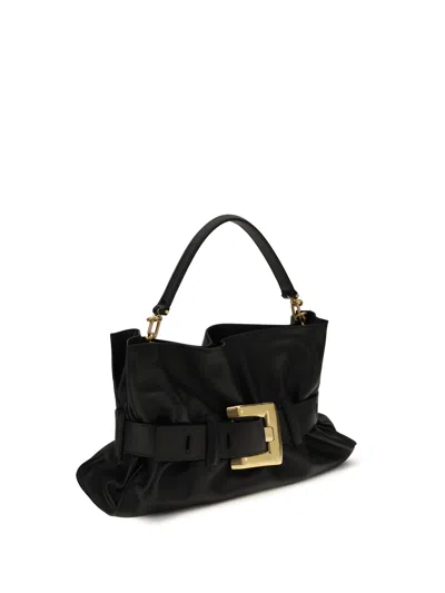 Balmain Anthem Shoulder Bag In Black