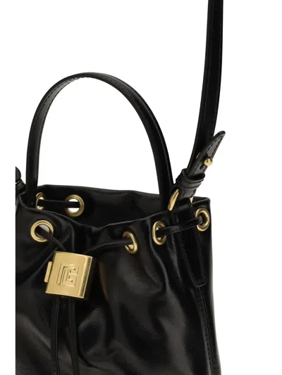 Balmain Pulse Bucket Bag In Black
