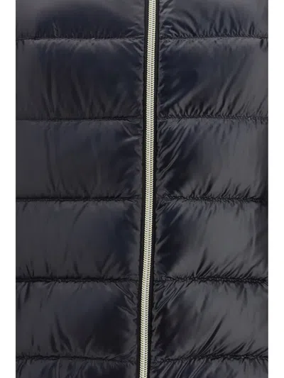 Herno Black Polyamide Full-length Jacket In Black