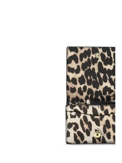 Ganni Bou Card Case In Multicolor