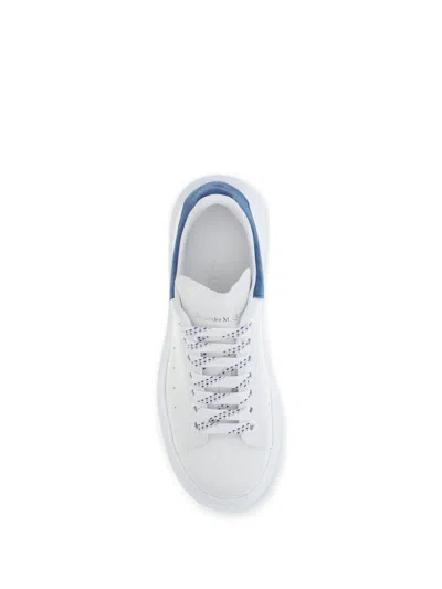 Alexander Mcqueen Oversized Leather Sneakers In White