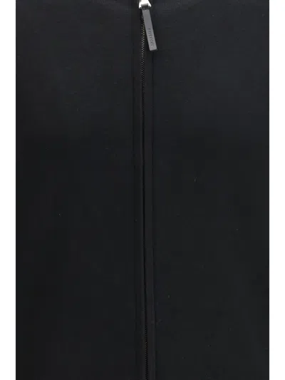 Givenchy Stretch Wool-blend Cardigan In Black