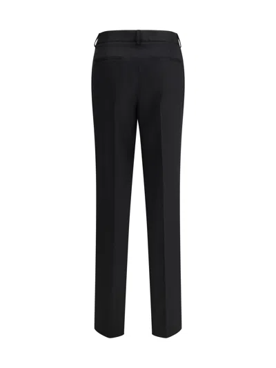 Lardini Wool Tailored Trousers In Black